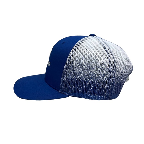 Blue and White Men's Hat. - Picture 2 of 6